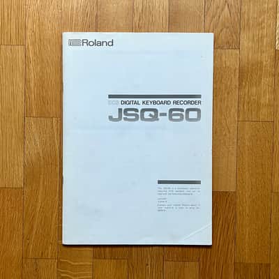 Roland JSQ-60 Digital Keyboard Recorder 1983 -1988 - Black image 8