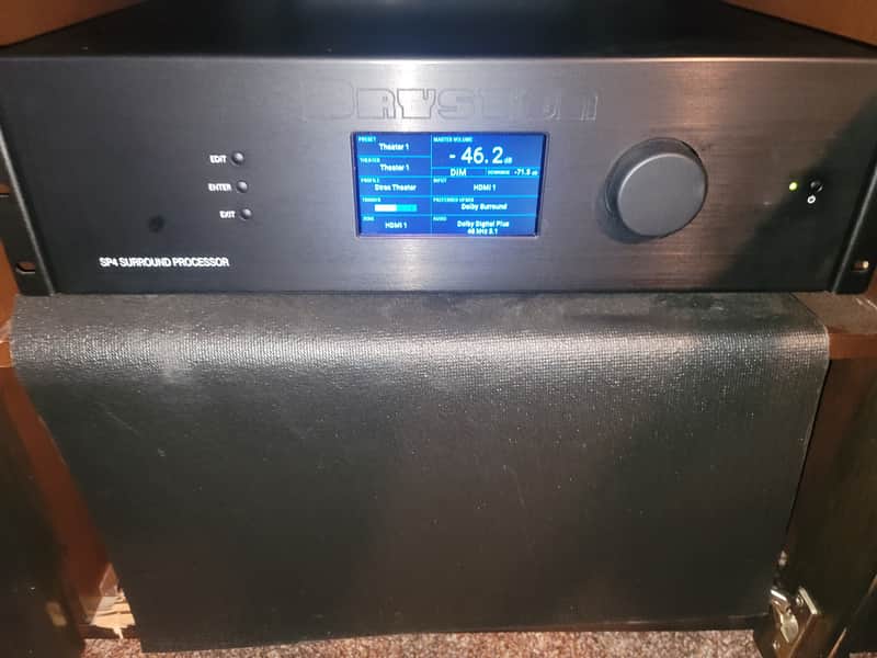 BRYSTON  SP4 PRE-AMP Plus  Home Theater Processor  (Black) image 1