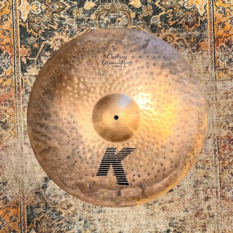 Zildjian K CUSTOM ORGANIC Ride 21” 2634 g DRY w RAW TOP & BRILLIANT UNDERSIDE! Why Pay $540? image 1