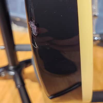 Peavey EVH Wolfgang Stop-Bar Tailpiece Transparent Amber Peavey Case image 12