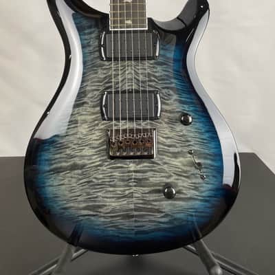 PRS SE Mark Holcomb Signature Electric Guitar, Ebony Fingerboard, Holcomb Blue Burst image 4