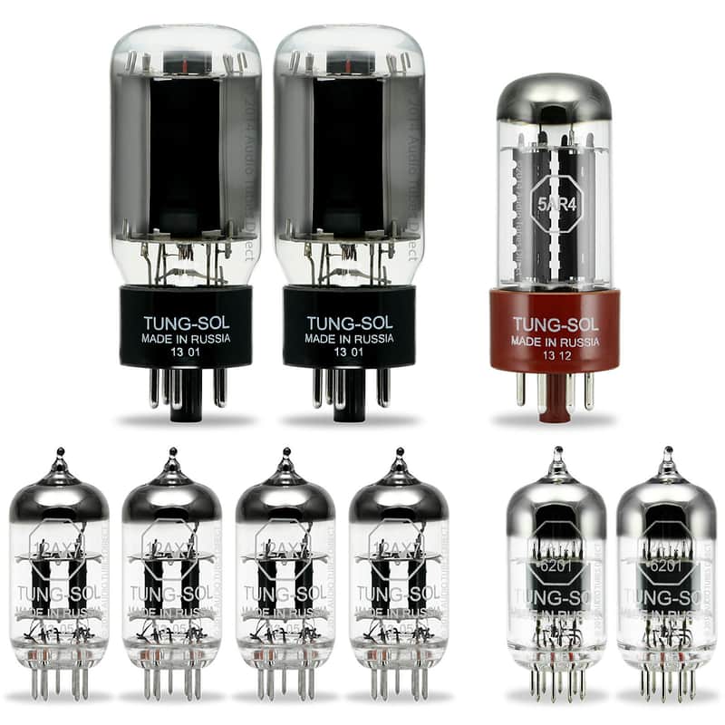 Fender 65 Super Reverb Premium Tube Set with Tung-Sol Tubes image 1