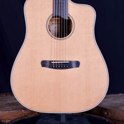 Dowina Honduran Mahogany Dreadnought LR Baggs EAS - Natural image 1