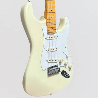Fender American Lincoln Brewster Stratocaster USA Electric Guitar 2024 - Olympic Pearl image 2