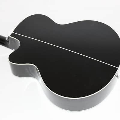 Takamine EG523SCB Black Jumbo Acoustic-Electric Guitar image 3