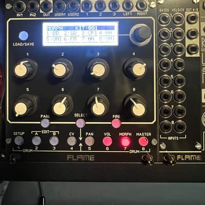 Flame Fire - 8 voice percussion synthesizer module - Black image 2
