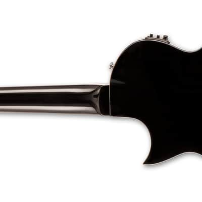 ESP LTD TL-7 Black Thinline 7-String Acoustic-Electric Guitar - New image 2