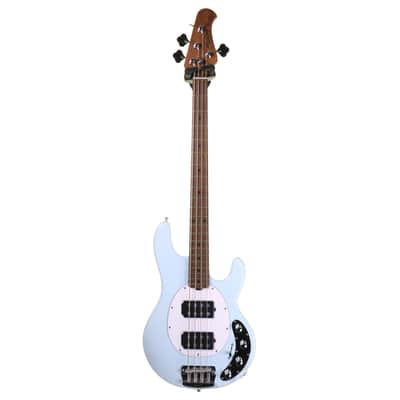 Sterling by Music Man StingRay HH Ray34 Bass Guitar in Daphne Blue image 3