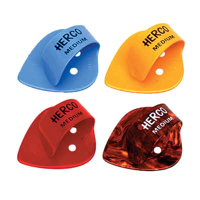 Dunlop HE112 Herco Medium Flat/Thumbpicks (24-Pack)