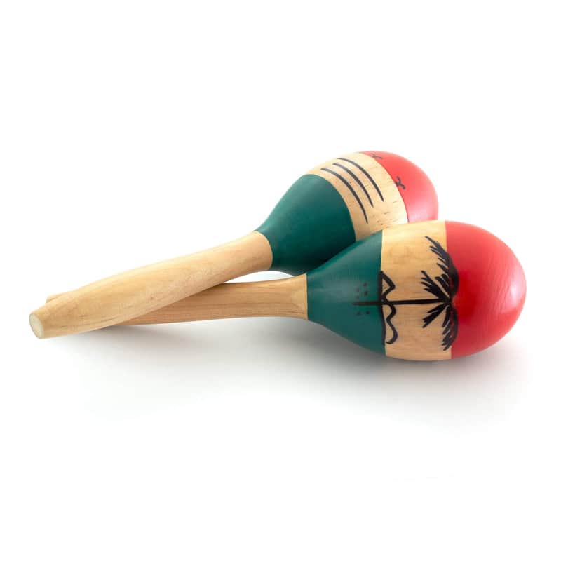 2025 Unbranded Natural Hand Painted Wooden Maracas Childrens...