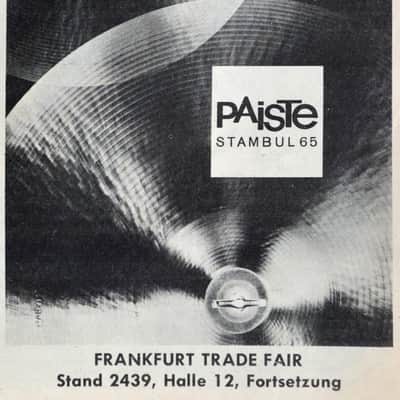 Paiste Stambul 65 — 18" Pre-serial (1460g) Vintage B8 1965-1971 - Traditional image 13