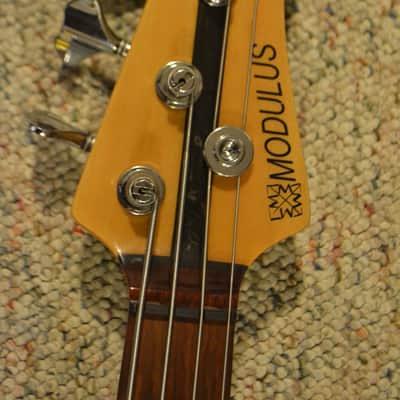 Modulus Genesis Vintage Jazz 4 (GVJ4) 2002 3 Color Sunburst image 5