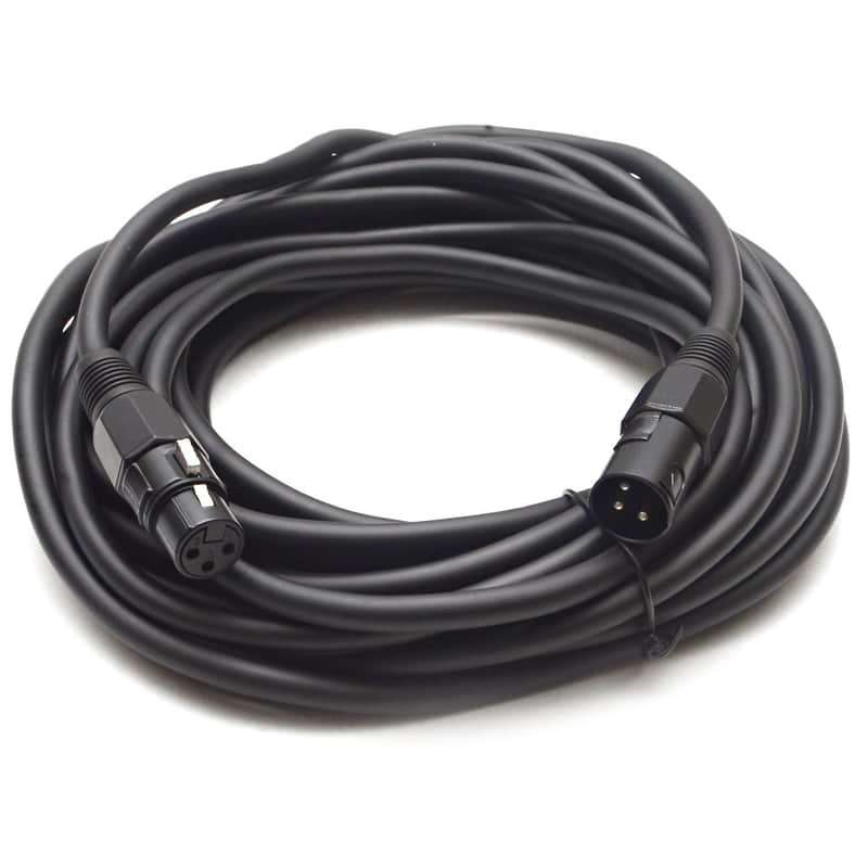 Seismic Audio SAMIC30.2 18-Gauge XLR Male to Female Mic Cable - 30' image 1