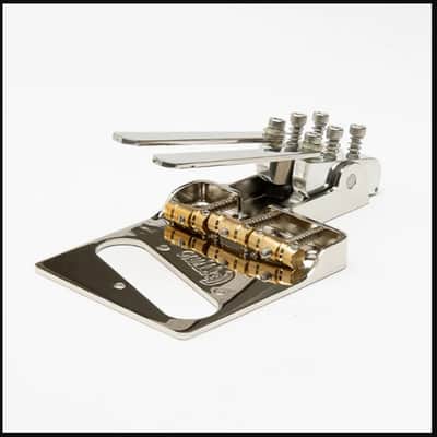 COUNTRY TONE! 2 Arm Pedal Steel Certano T-Bender fits Telecaster, B&G Bender EZ Bolt-On Bridge In Chrome image 2