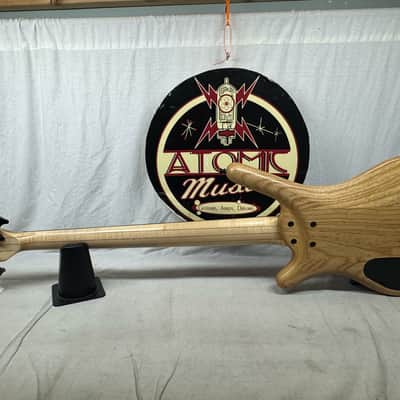 Warwick Limited Edition #39 of 100 Teambuilt Corvette $$ Double Buck 5-String Bass 2019 - Natural Transparent Satin Multicolor image 7