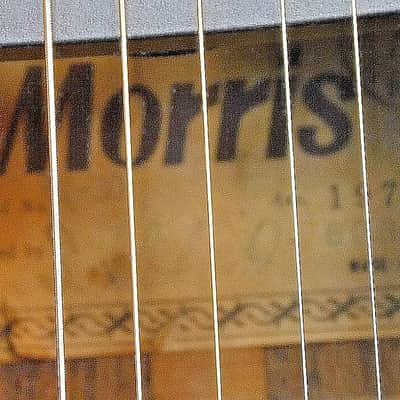 Vintage 1975 Morris W-30 Acoustic-Electric Dreadnought w/ Case! Made In Japan! VERY NICE!!! image 11