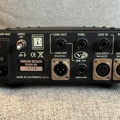 Avalon V5 - High voltage pure class A, multi purpose instrument, line and mic preamp image 5