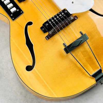 EKO Model 200 Hollow Body Guitar 1966 - Natural image 4
