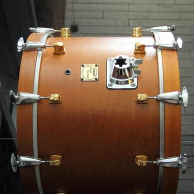 RARE Yamaha Maple Custom - natural vintage 20"x14 Bass Drum image 13