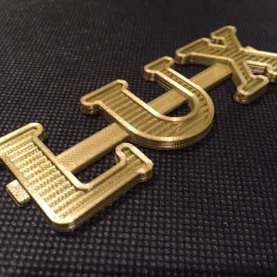 Custom Amplifier Badge in VOX Style Amp Cab Emblem image 3