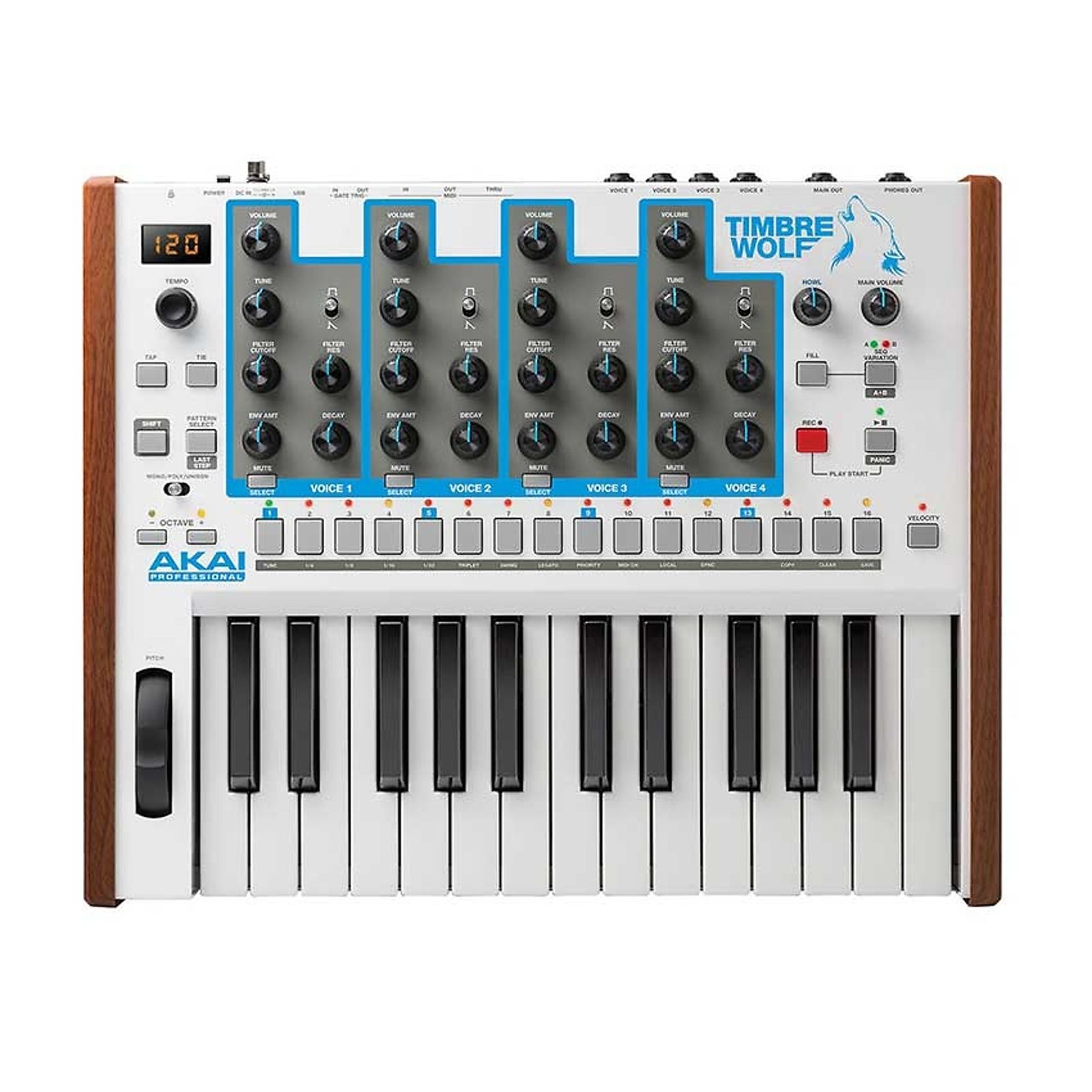 AKAI TIMBRE WOLF シンセサイザー 37鍵盤　dtm daw Akai Timbre Wolf Analog Synthesizer | Reverb
