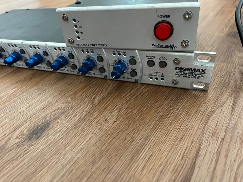 PreSonus Digimax 48kHz 8-Channel Mic Preamp 2000s - Silver image 1