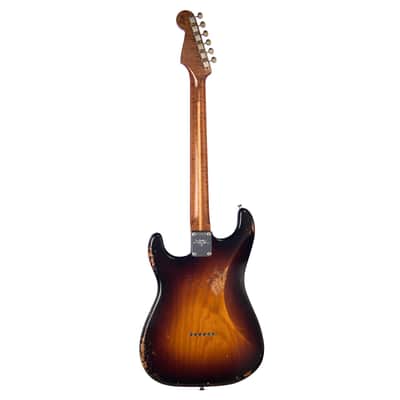 Fender Custom Shop MVP Nashville Stratocaster Hardtail Relic - Wide Fade 2 Tone Sunburst w/ Genuine Cow Skin Pickguard - Masterbuilt Kyle McMillin - Dealer Select Master Vintage Player Series Electric Guitar - NEW! image 9