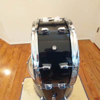 Pearl Roadshow extra deep 14 x 6.5 inch snare drum gloss black excellent condition image 7