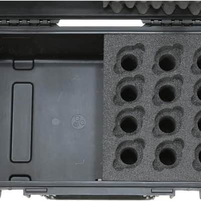 SKB Music iSeries Waterproof 12-Mic Case with Storage Compartment with PE Foam Interior image 4