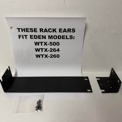 Eden WTX-500 WTX-264 WTX-260 amp bass head rack ears image 1