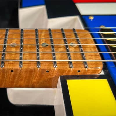 Custom Mondrian Tele by Conner Guitart image 14