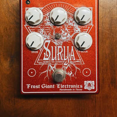 Frost Giant Electronics Surya Saturated Fuzz Destroyer 2018 - Red image 2