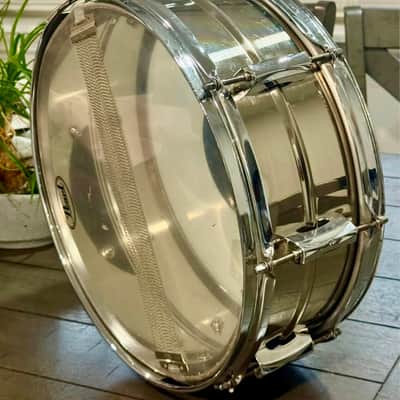 Pearl SS1455S SensiTone 14x5.5" Steel Snare Drum 2010s - Chrome Over Steel image 4