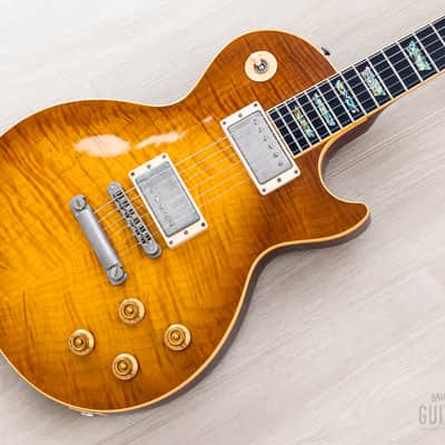 【激レア】Gibson Custom Shop Les paul Elegant Gibson LES PAUL ELEGANT CUSTOM SHOP 1997 Super Flam Top AAA Grade