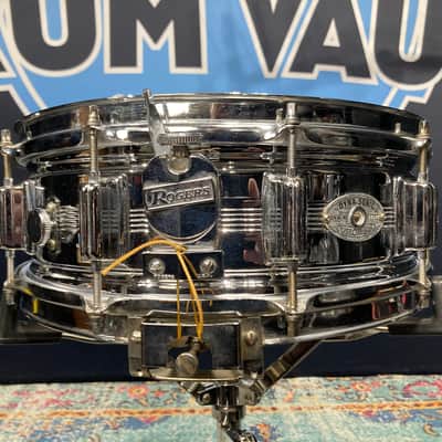 Rogers - 5x14" Dyna-Sonic 5 Line - Chrome Over Brass Snare Drum. No. 37 image 7