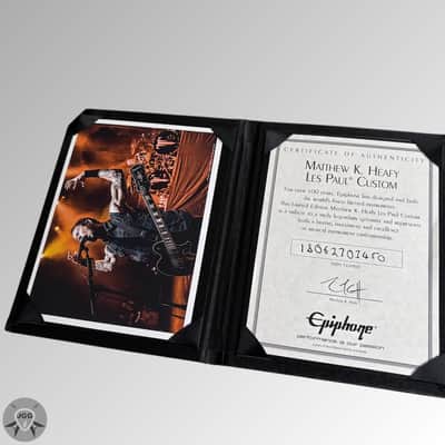 Epiphone Matt Heafy Signature Les Paul Custom 2018 – With Upgrades – Excellent Condition image 3