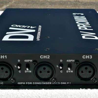 DV Audio DV Promix 3 Portable Field Audio Mixer​ with Carry Case - PV Music Electronics Shop Inspected and Tested - Excellent Working Condition - Excellent Cosmetic Condition - Free Shipping image 10