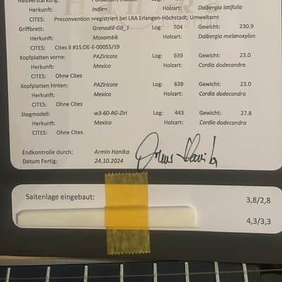 Hanika HE Lattice 2024 - classical guitar for highest demands - outstanding sound - check video! image 17
