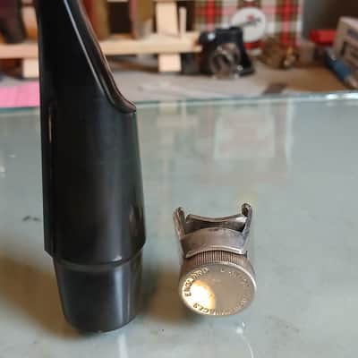 Lawton 6 Star B Alto Mouthpiece - Hard Rubber image 3