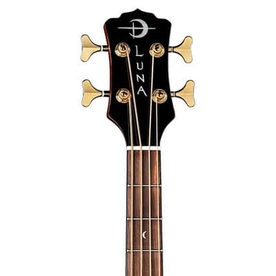 Luna Vista Bear Bass Tropical Wood Acoustic/Electric w/Case image 7