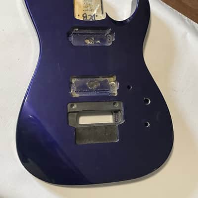 1999 Made in Japan Jackson DR7 Dinky 7 String Purple Guitar Body Floyd Ready image 4