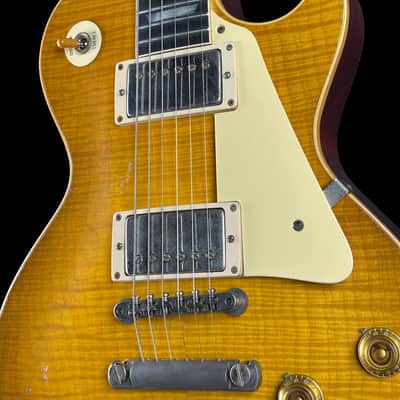 Gibson Custom Dealer Select 1959 Les Paul Brazilian Lemon Burst Light Aged w/case 96098 image 5