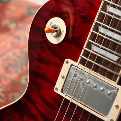 Tokai (MIJ) Love Rock LS-101Q Quilt See Through Red (RRP £2181) #2450714 image 10