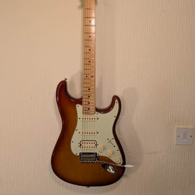 Fender Deluxe Stratocaster DEMO VIDEO HSS Maple Fretboard 2019 - Tobacco Sunburst image 4