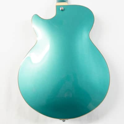 D'Angelico Premier SS Semi-hollowbody Electric Guitar - Sky Blue with Stopbar Tailpiece image 9