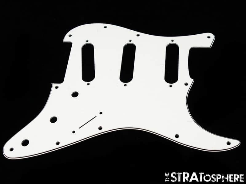Fender Jimi Hendrix Stratocaster Strat PICKGUARD Guitar Parts Reverse Bridge image 1