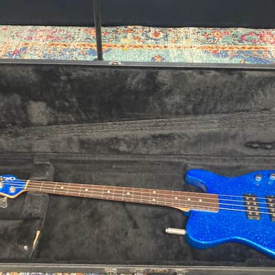 Tom Hamilton's Aerosmith, Custom G&L ASAT Blue Glitter Bass, 2010s PLUS Personalized NHL Hockey Jersey. AUTHENTICATED! (TH2 #4) image 15