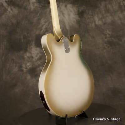 Mosrite GOSPEL GUITAR Hollowbody 1973 Gold-to-White Burst image 15
