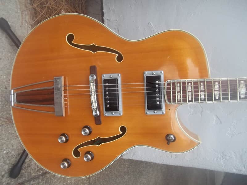Yamaha AE-11 Natural Jazz Box Guitar Vintage 1967 w/Original Hard Case~MUST SEE~Japan image 1