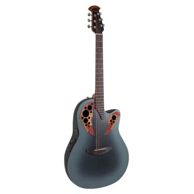 Ovation Celebrity Elite CE44-RBB A/E Guitar - Reverse Blue Burst - Open Box image 2